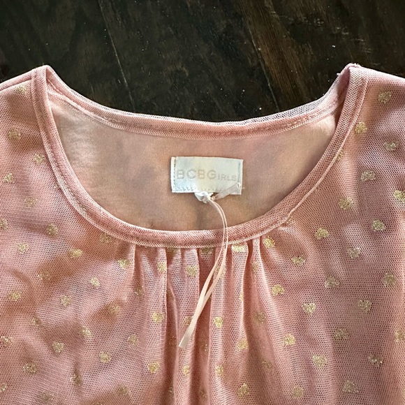 BCBGirls Sparkle Tulle Dress Pink - Picture 4 of 7